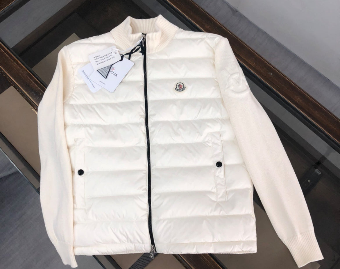 Moncler cardigan jacka vitt