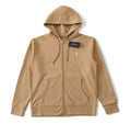 Polo Ralph lauren zip up hoodie brun med vitt logga