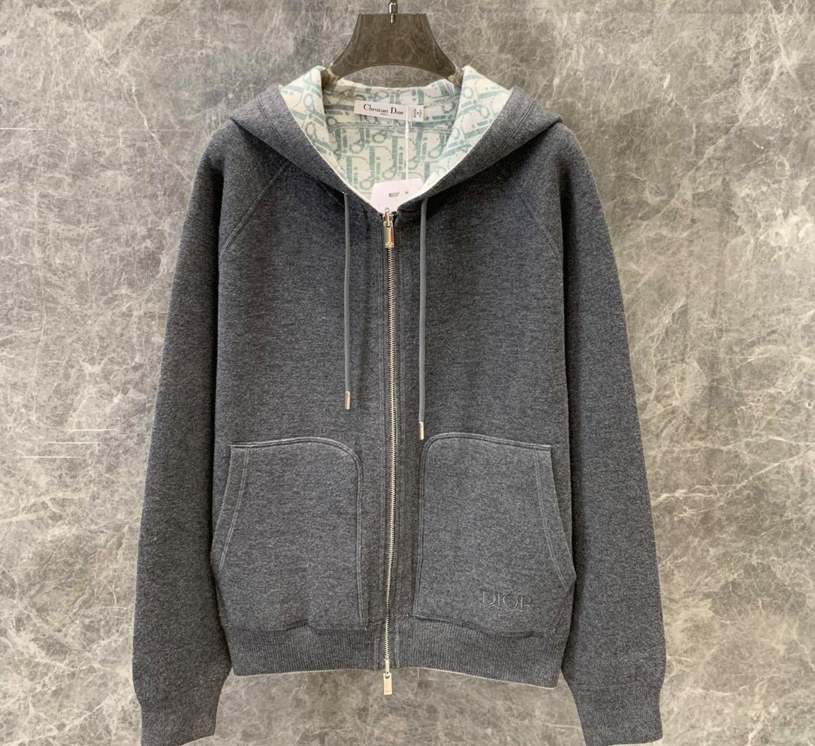Dior zip up hoodie