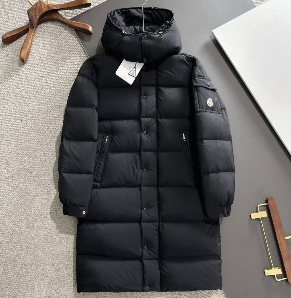 Lång moncler jacka