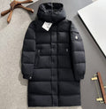 Lång moncler jacka