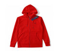 Polo Ralph lauren zip up hoodie röd med svart logga
