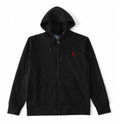 Polo Ralph lauren zip up hoodie svart med röd logga