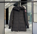 Canada goose jacka lång modell/ röd logga