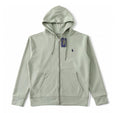Polo Ralph lauren zip up hoodie ljus grön med svart logga