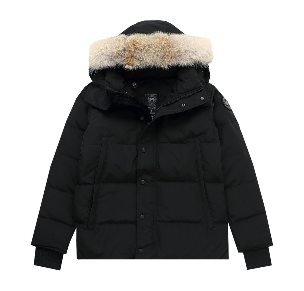 Canada goose jacka svart/ black logga