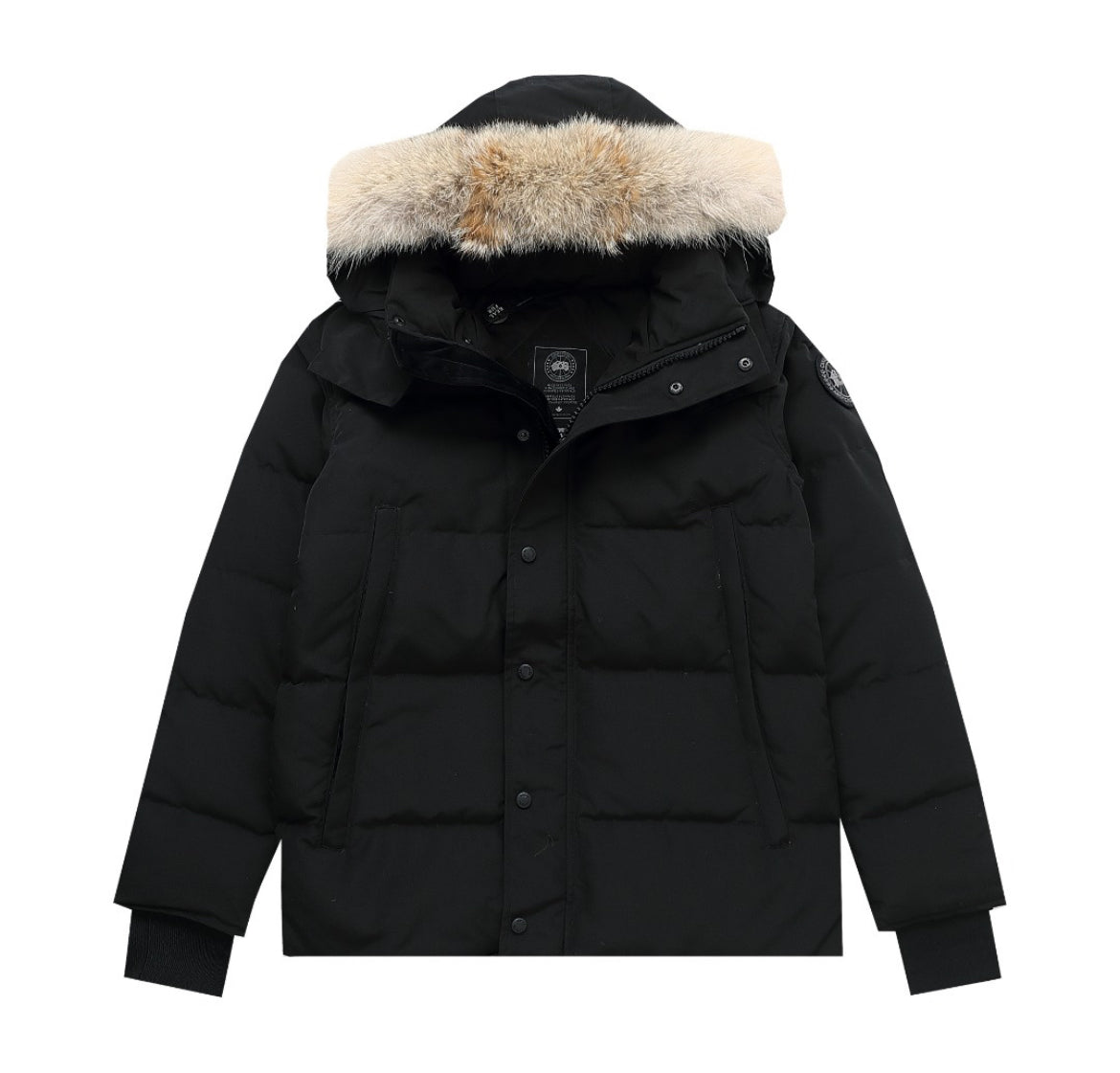Canada goose jacka svart/ black logga