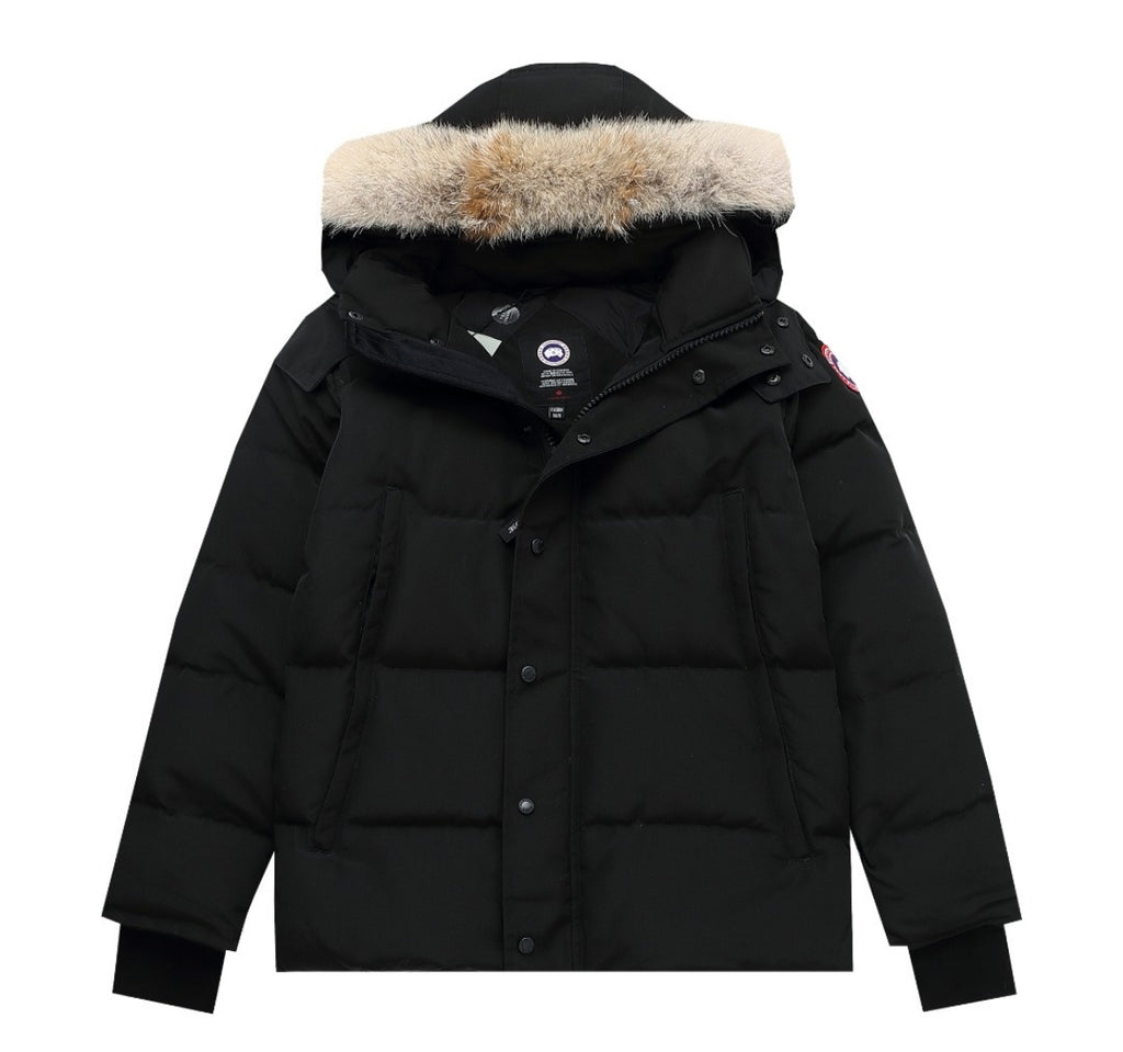 Canada goose jacka svart/ röd logga