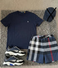 Polo tshirt burberry shorts och dior skor