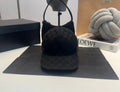 Gucci keps svart canvas