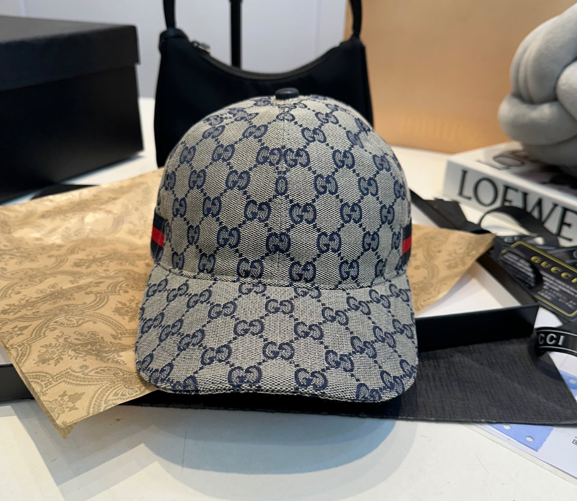 Gucci navy blue keps