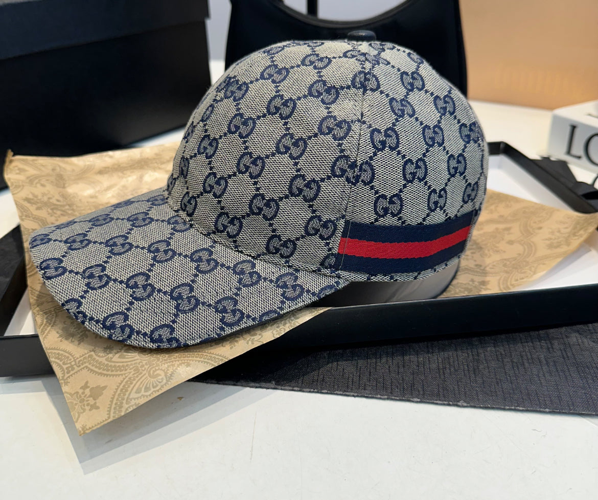 Gucci navy blue keps