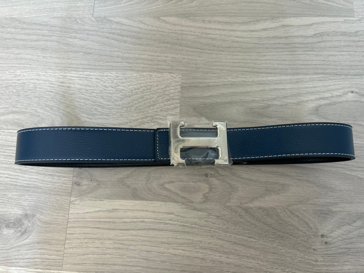 Blå Hermès bälte