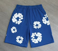 Denim tear shorts